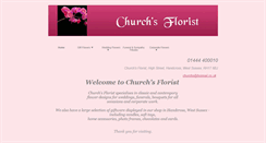 Desktop Screenshot of churchsflorist.com